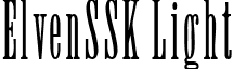 ElvenSSK Light font - ElvenSSKLight.ttf