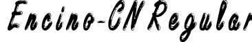 Encino-CN Regular font - ENCINO-C.ttf