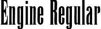 Engine Regular font - Engine.ttf