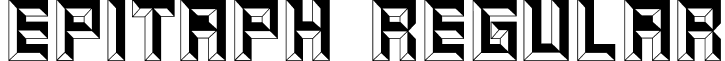 Epitaph Regular font - Epitaph.ttf