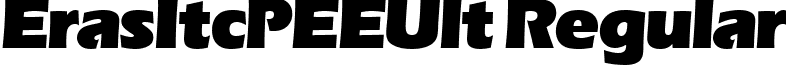 ErasItcPEEUlt Regular font - EE03020P.ttf