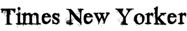 Times New Yorker font - times_new_yorker.ttf