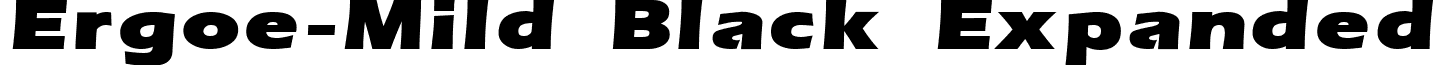Ergoe-Mild Black Expanded font - Ergoe-MildBlackExpanded.ttf