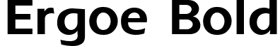 Ergoe Bold font - ErgoeBold.ttf