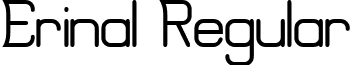 Erinal Regular font - Erinal.ttf