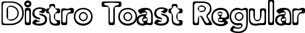Distro Toast Regular font - DISTROT_.ttf