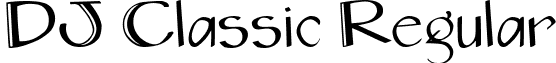 DJ Classic Regular font - DJClassic.ttf