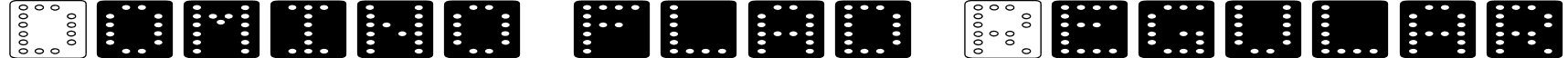 Domino flad Regular font - Dom.ttf