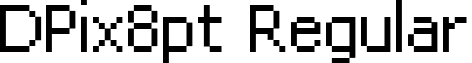 DPix8pt Regular font - Dpix_8pt.ttf