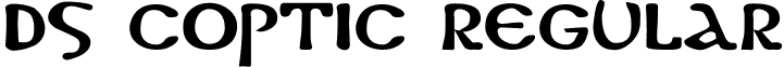 DS Coptic Regular font - DSCoptic.ttf