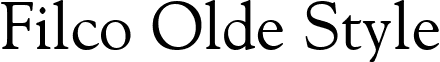 Filco Olde Style font - filcoos.ttf