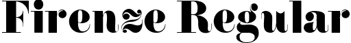 Firenze Regular font - FirenzeITC-Normal.ttf