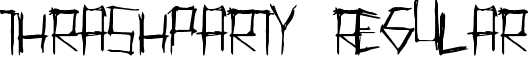 ThrashParty Regular font - ThrashParty.ttf