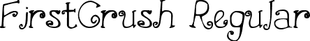 FirstCrush Regular font - FirstCrush.ttf