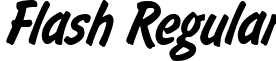 Flash Regular font - Flash Regular.ttf