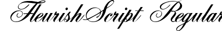 FleurishScript Regular font - fleurishscript.ttf