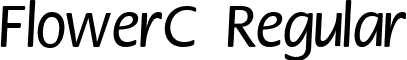 FlowerC Regular font - FLWN.ttf