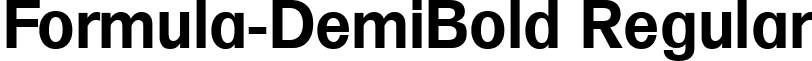 Formula-DemiBold Regular font - Formula-DemiBold.ttf