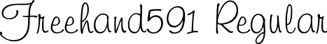 Freehand591 Regular font - FREEHAN1.ttf