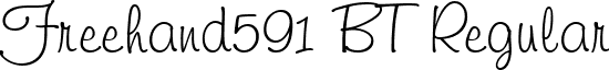 Freehand591 BT Regular font - Freeh591.ttf