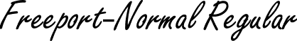 Freeport-Normal Regular font - Freeport-Normal.ttf