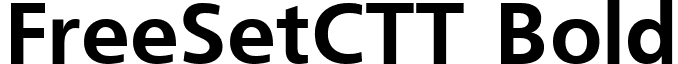 FreeSetCTT Bold font - FRS65__C.ttf