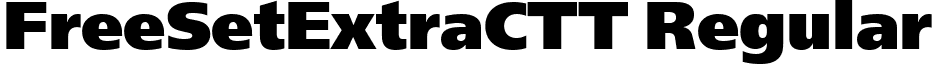 FreeSetExtraCTT Regular font - FRS95__C.ttf