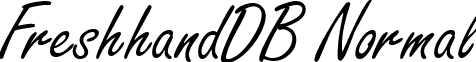 FreshhandDB Normal font - FreshhandDBNormal.ttf