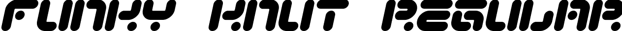 Funky Knut Regular font - FUNKNUT.ttf