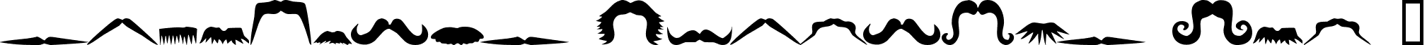 Espionage Mustache Kit 1 font - EspionageMustacheKit1.ttf
