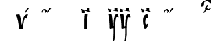 EvangelieTT Regular font - EVN_____.ttf