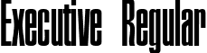 Executive Regular font - Executive.ttf