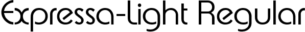 Expressa-Light Regular font - Expressa-Light.ttf