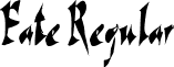 Fate Regular font - FateRegular.ttf