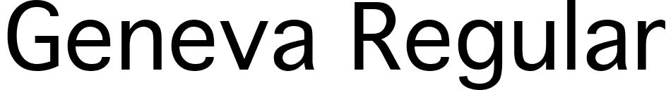 Geneva Regular font - geneva__.ttf