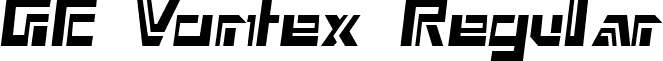 GE Vortex Regular font - GEVortex.ttf