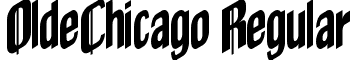 OldeChicago Regular font - Oldec___.ttf