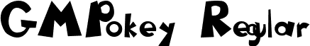 GMPokey Regular font - GMPokey.ttf