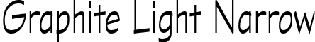 Graphite Light Narrow font - CEGRPHLN.ttf