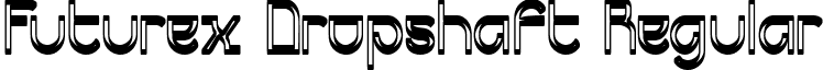 Futurex Dropshaft Regular font - FuturexDropshaft.ttf