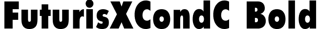 FuturisXCondC Bold font - FXCB.ttf