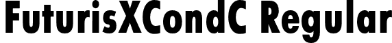 FuturisXCondC Regular font - FuturisXCondC.otf