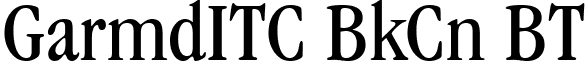 GarmdITC BkCn BT font - GARAMDNC.ttf