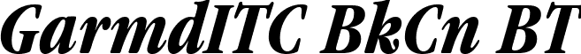 GarmdITC BkCn BT font - GarmdITC BkCn BT Bold Italic font.ttf