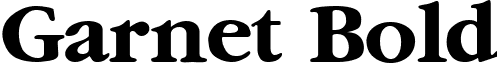 Garnet Bold font - GarnetBold.ttf