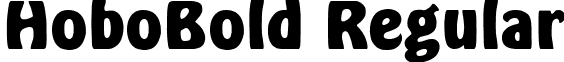 HoboBold Regular font - HoboBold.ttf