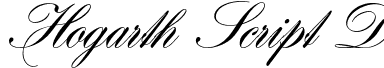 Hogarth Script D font - HogarthScriptD.ttf