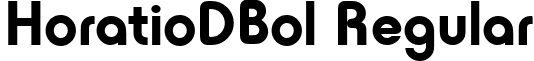 HoratioDBol Regular font - HORATIOB.ttf