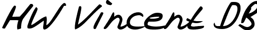 HW Vincent DB font - HWVincentDB.ttf