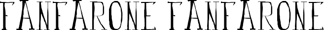 fanfarone fanfarone font - fanfarone.ttf